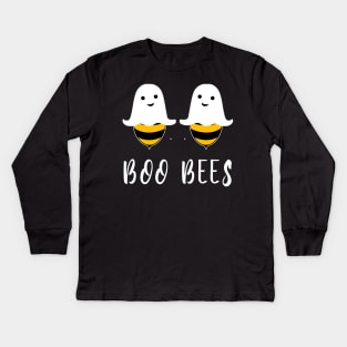 boo bees, boo bees couples Halloween Kids Long Sleeve T-Shirt